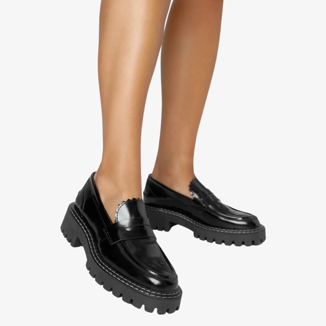 Matter Loafer- Black Polido Leather