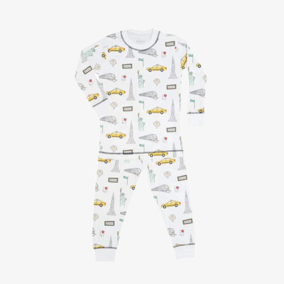 New York New York Long Sleeve Pajama Set