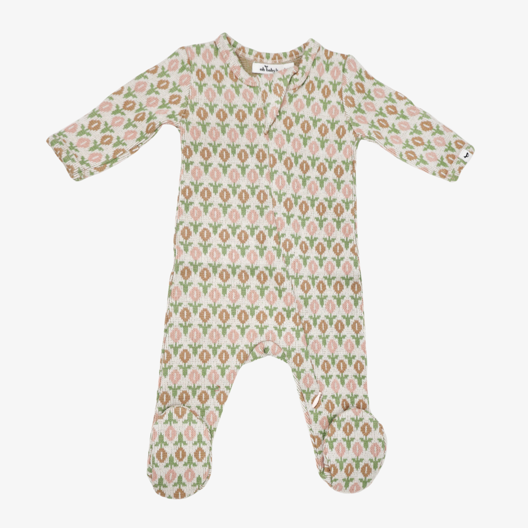 Tulip Double Knit Zipper Footie