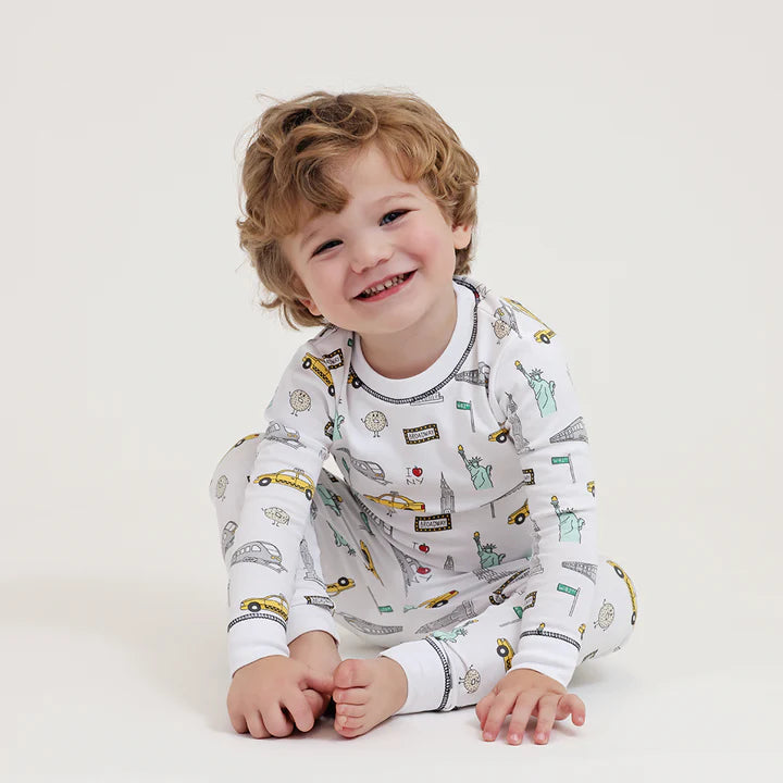 New York New York Long Sleeve Pajama Set