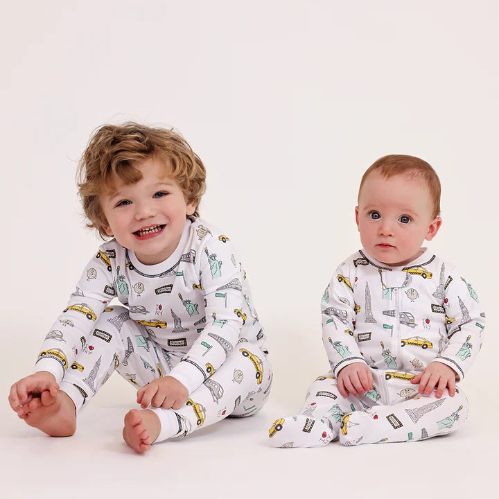 New York New York Long Sleeve Pajama Set