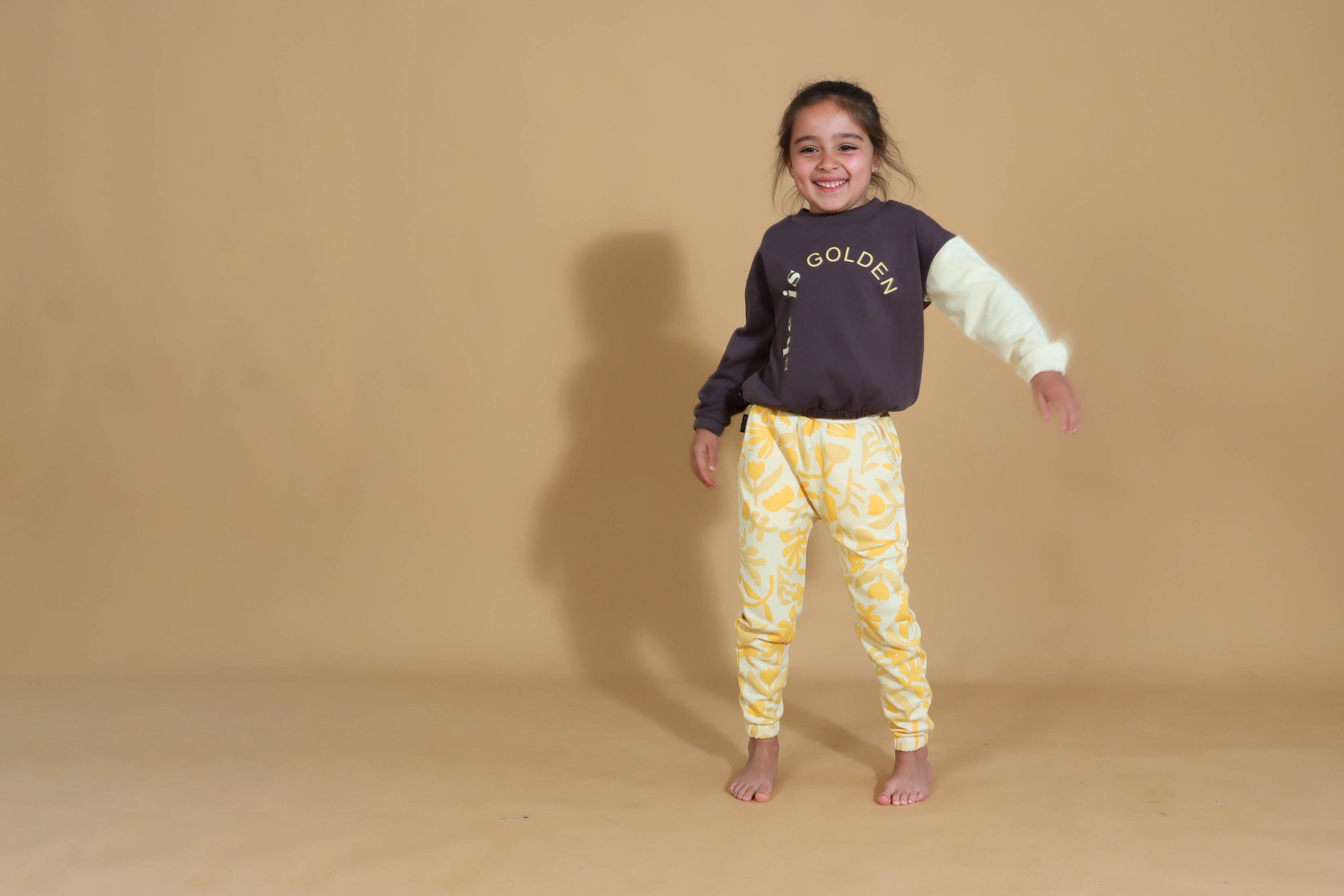 She Is Golden Drop Sweater Sweat Top