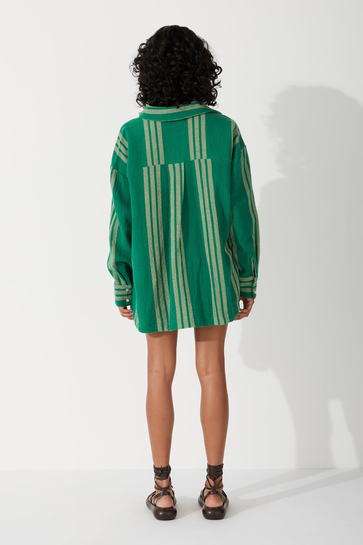 Forest Stripe Organic Cotton Shirt