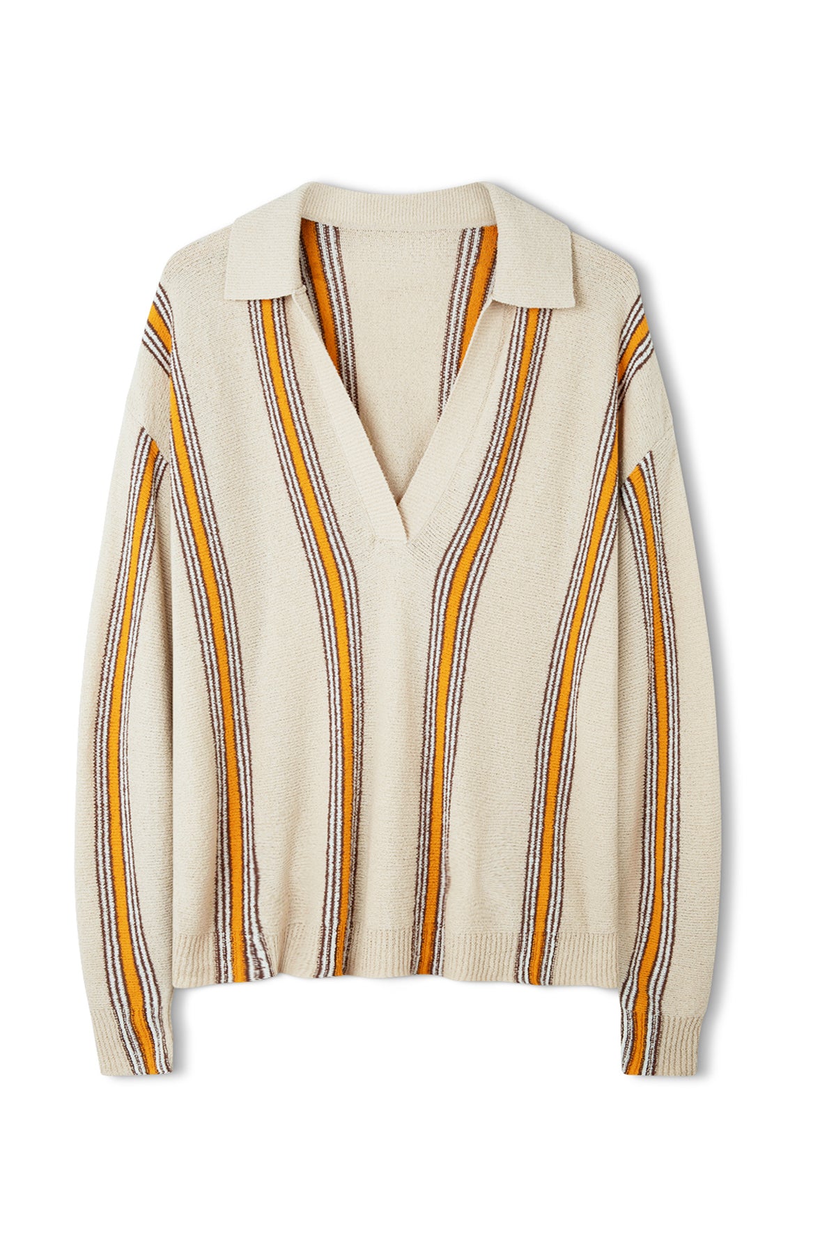 Cabana Stripe Organic Cotton Blend Knit Jumper