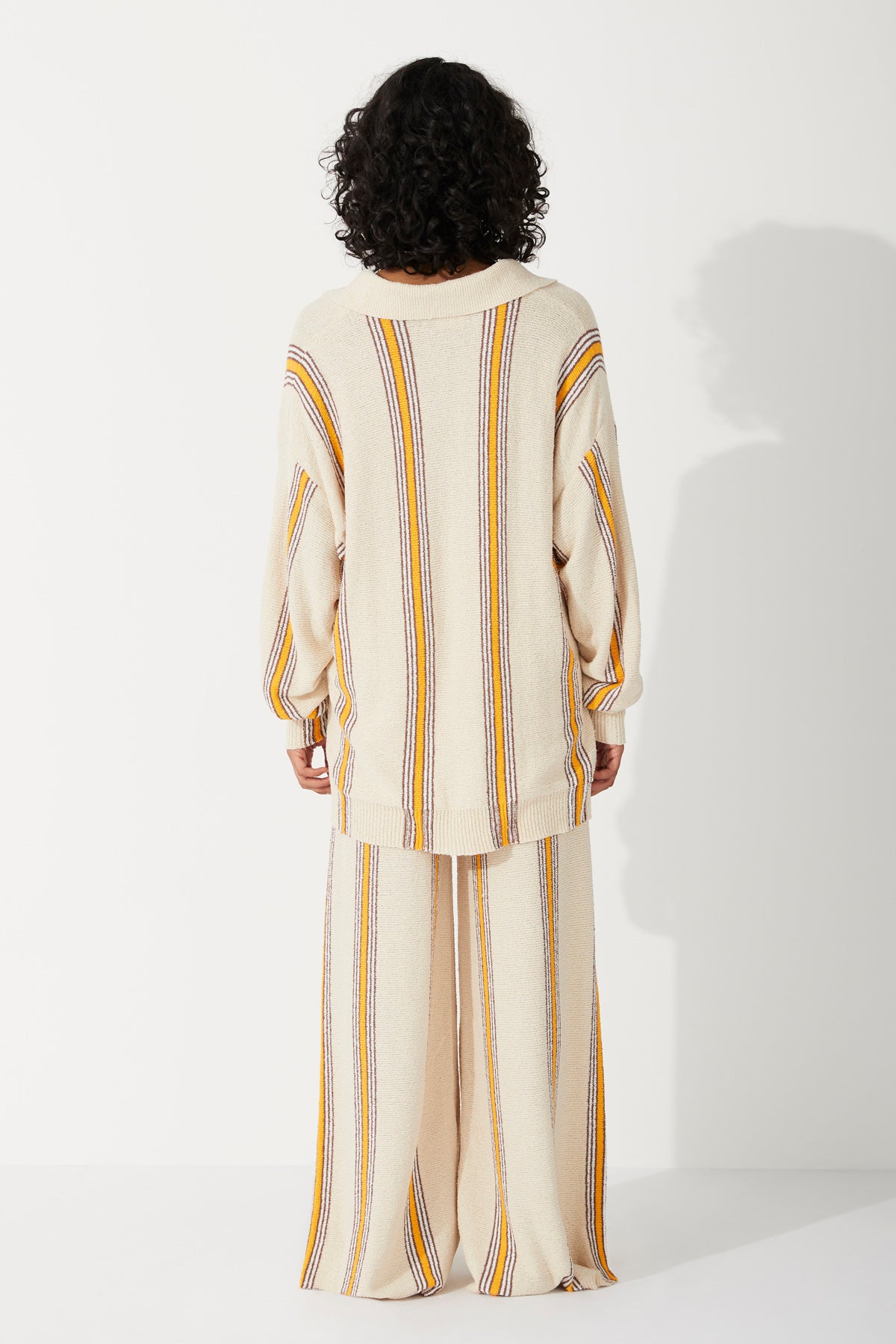 Cabana Stripe Organic Cotton Blend Knit Jumper