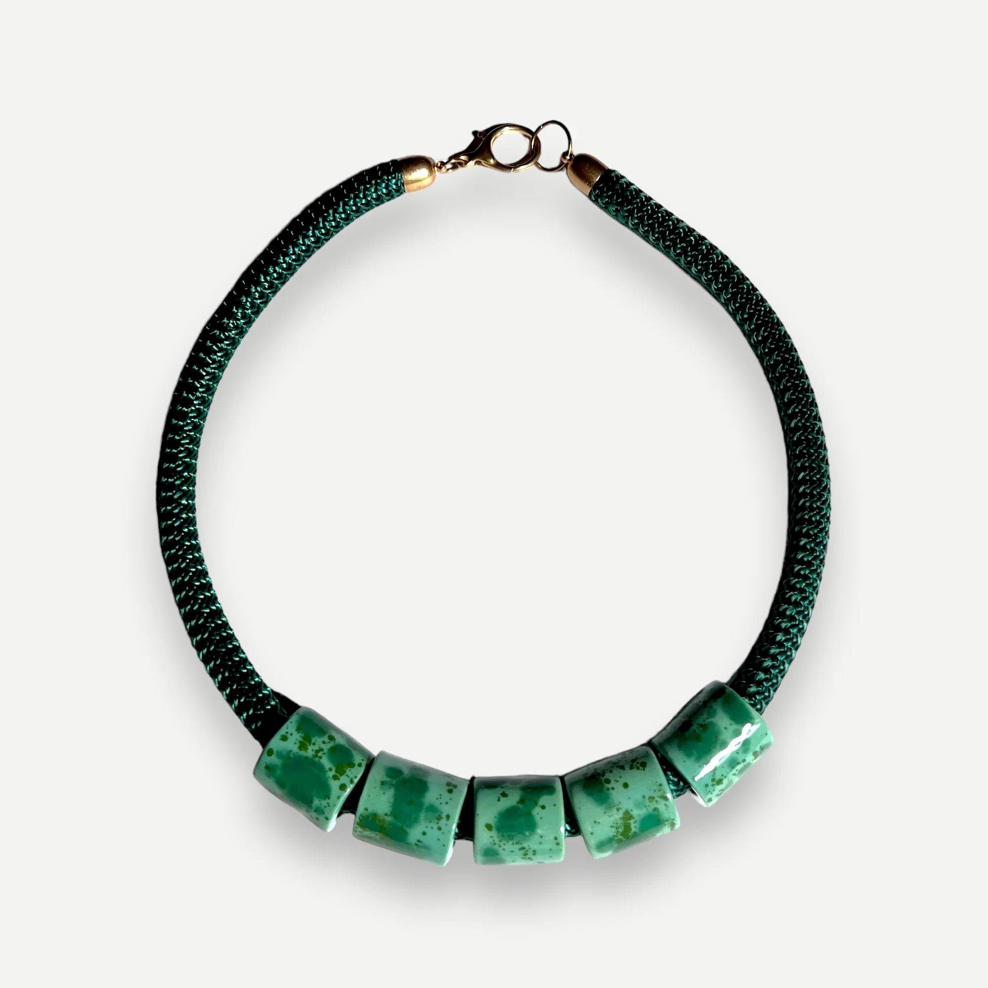 Giant Malachite Candy Necklace