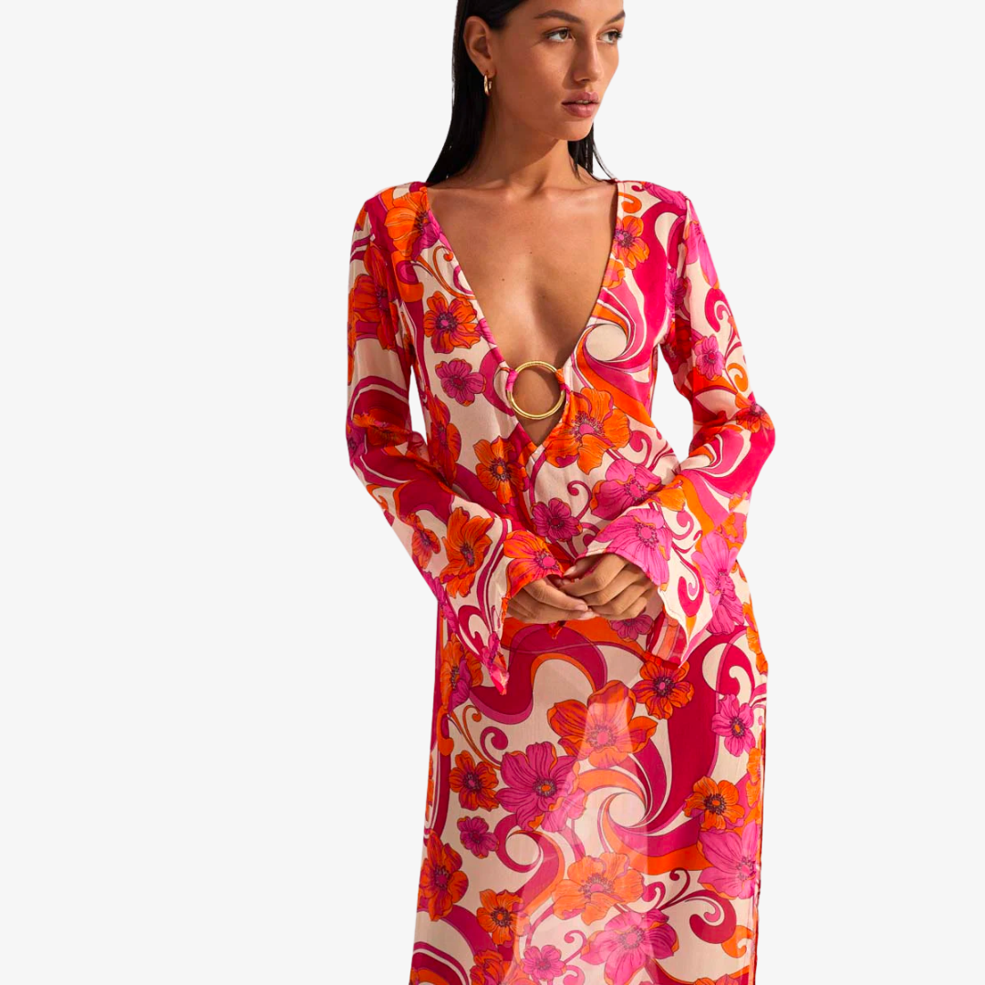 Totem Hoop Maxi Dress