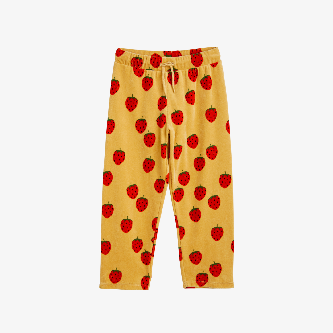 Strawberry Velour Trousers