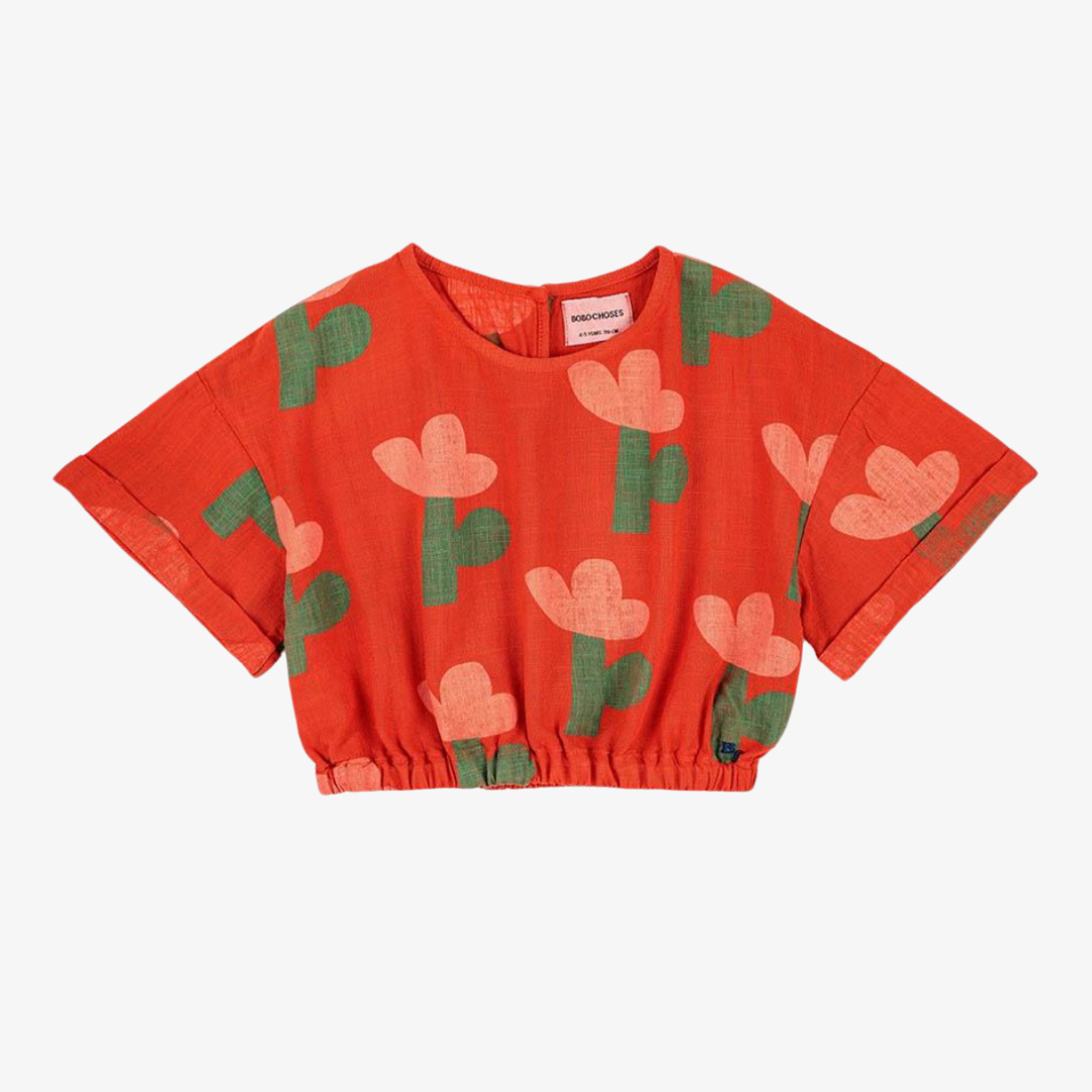 Sea Flower All Over Woven Top