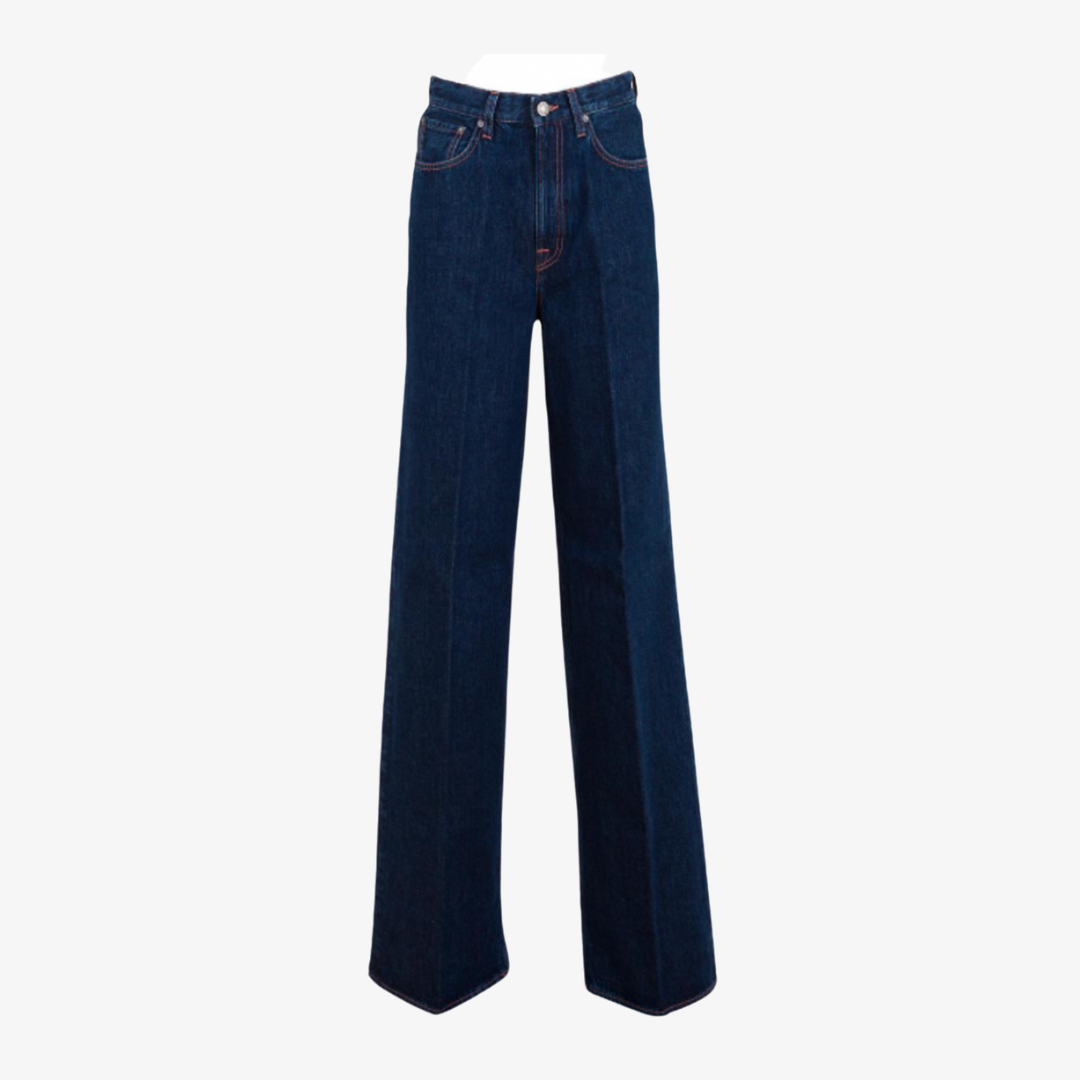 Margherita- Dark Blue Denim/Wide Leg
