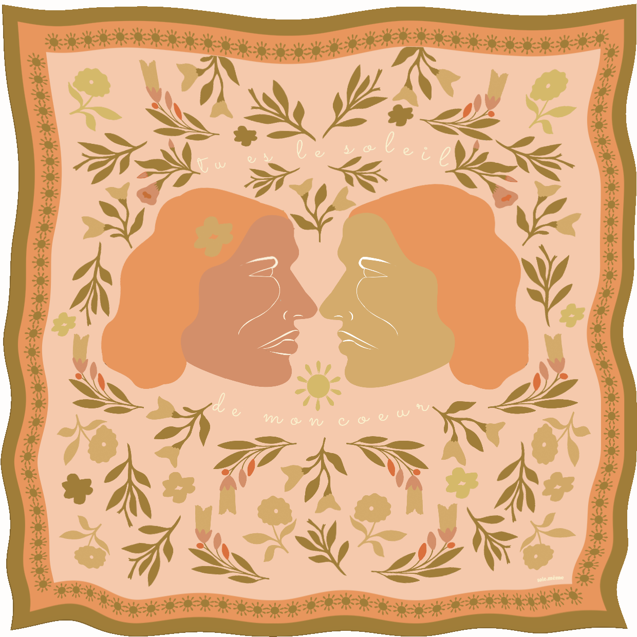 Soleil Rose Scarf