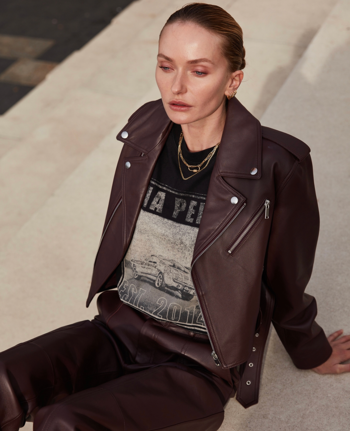 GOLDIE LEATHER JACKET