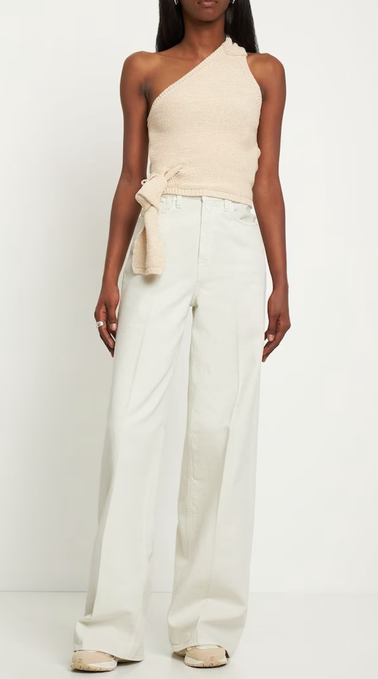 Margherita- Ecru Bull Denim/ Wide Leg