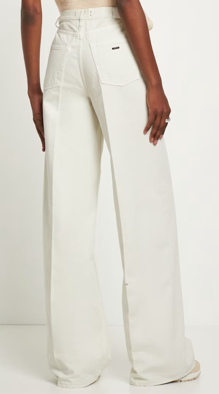 Margherita- Ecru Bull Denim/ Wide Leg