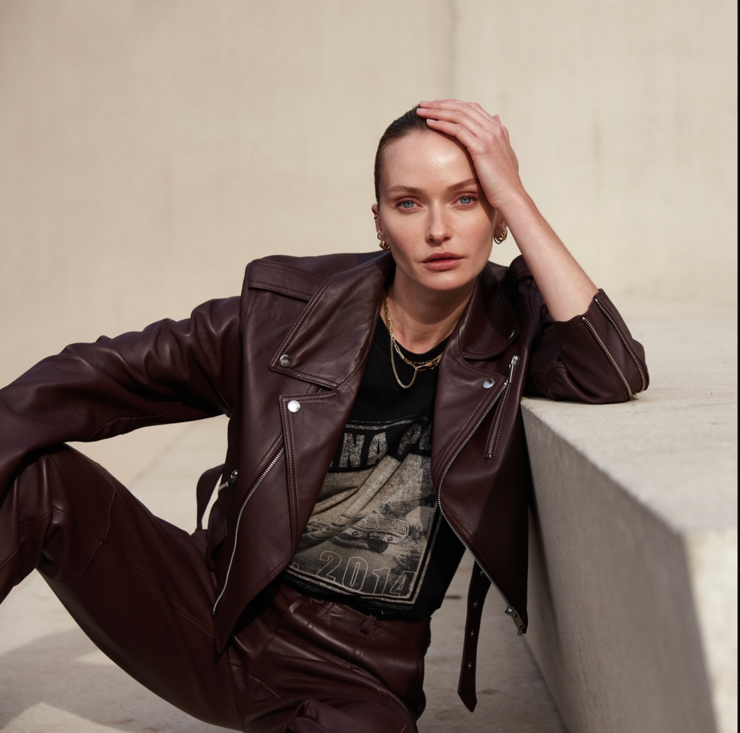 GOLDIE LEATHER JACKET