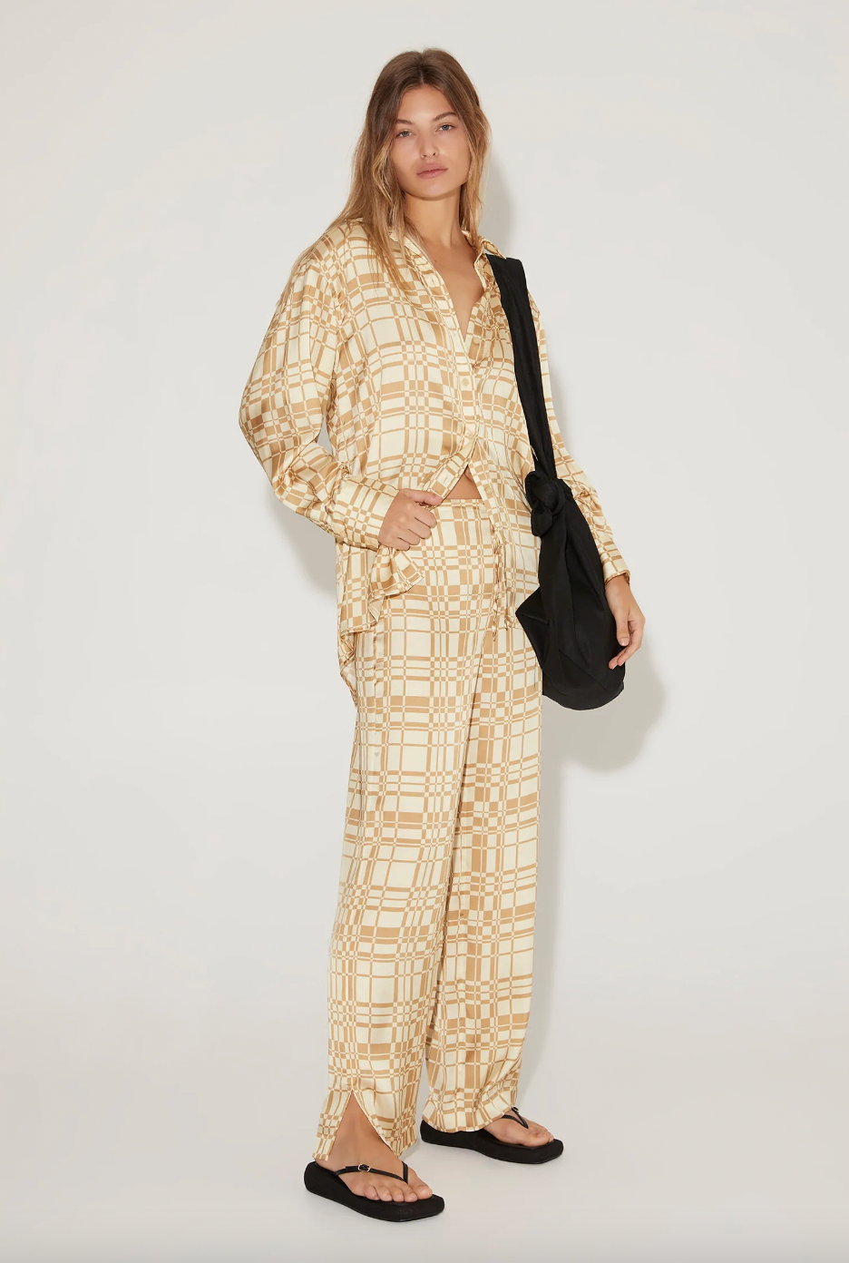 Stevie Pant in Lemon Check