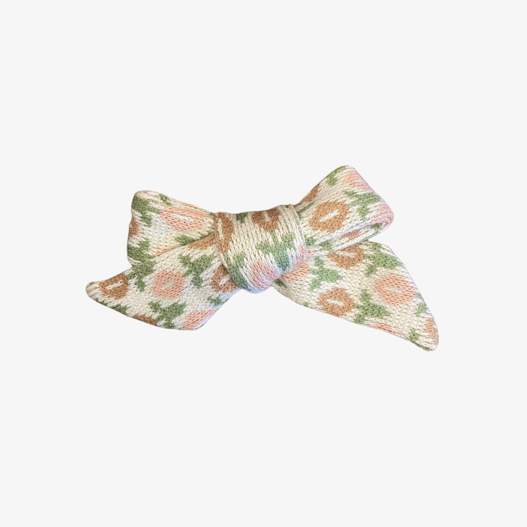 Tulip Double Knit Tie Bow Nylon Headband