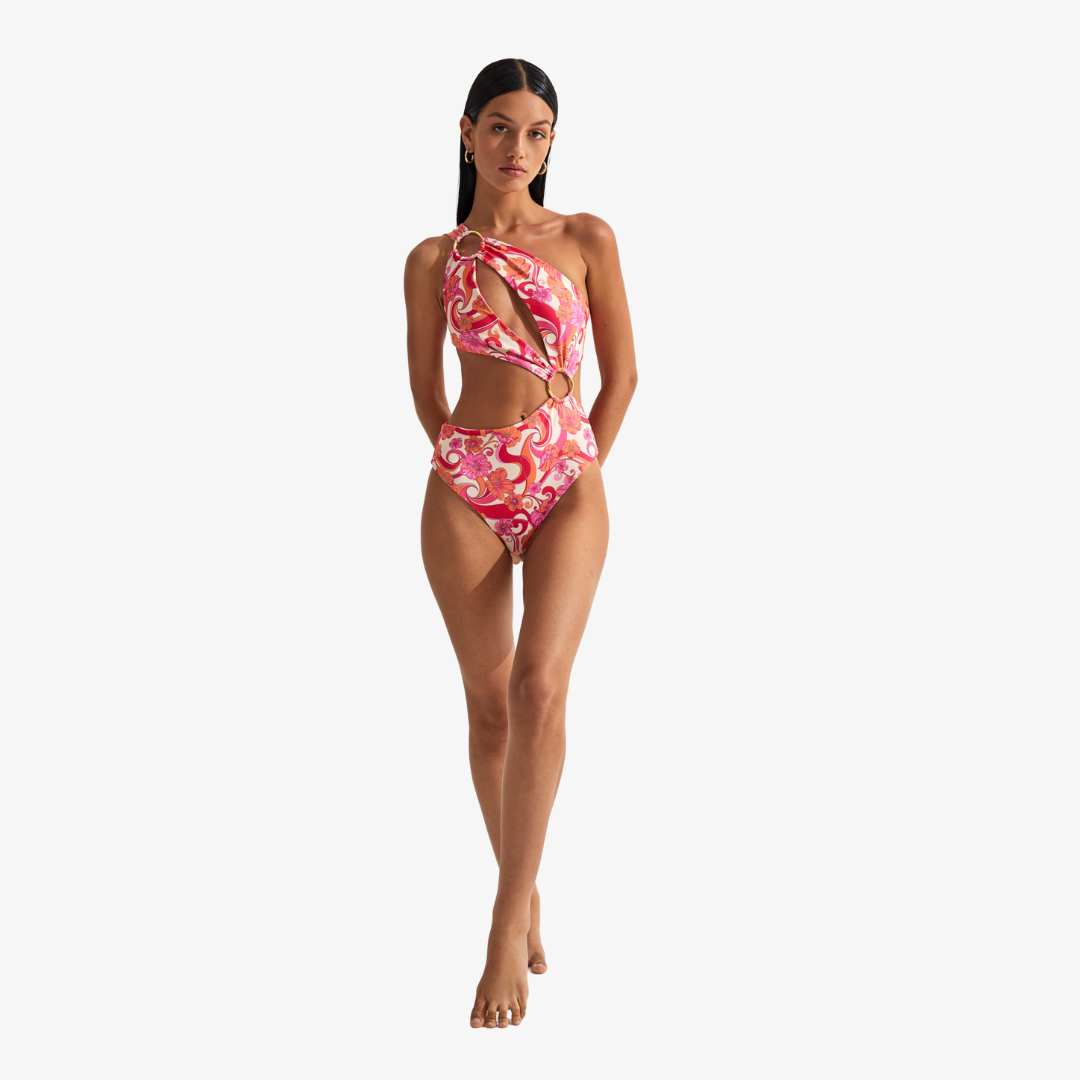 Spectacle Cut-Out Swimsuit